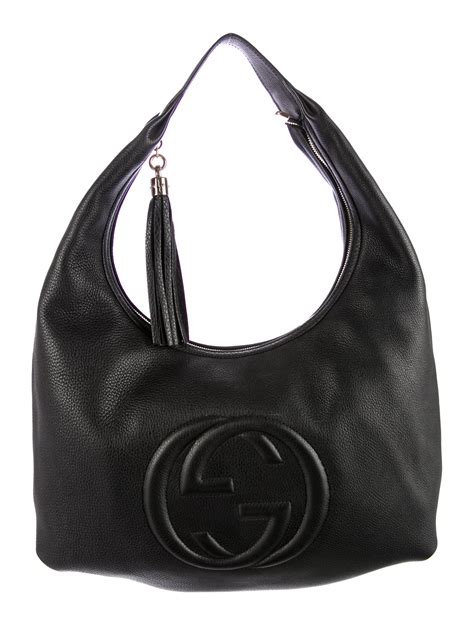 gucci soho leather hobo bag|gucci hobo bag vintage black.